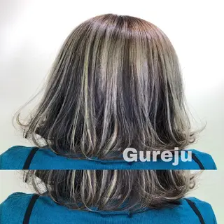 ミディアム カラー ヘアアレンジ TSUNA 🌙 Lim 五反田のマツエク・マツパデザイン