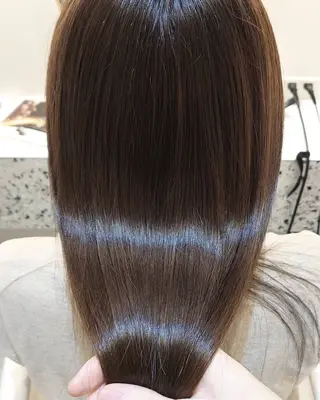 セミロング 髪質改善&ツヤカラー YOSHIDAのヘアスタイル