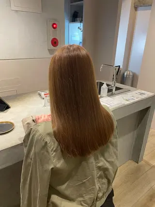 ロング カラー まとい︎︎ ︎︎のヘアスタイル