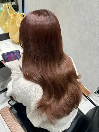 ロング カラー 透明感カラー×顔周り mizuki🫧のヘアスタイル