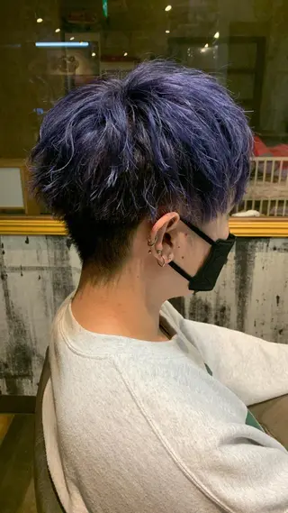 カラー メンズ repose日本橋 室町のヘアスタイル