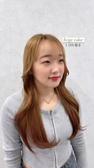 ロング 🎀柔らか暖色カラ ー💕sayakaのヘアスタイル