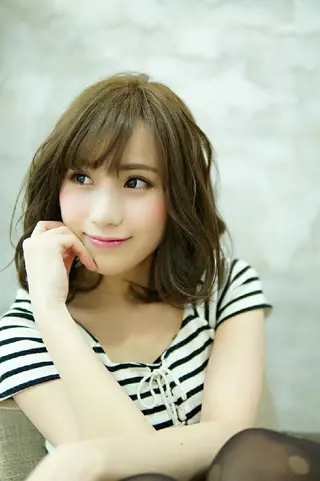 ミディアム 永野 良一のヘアスタイル