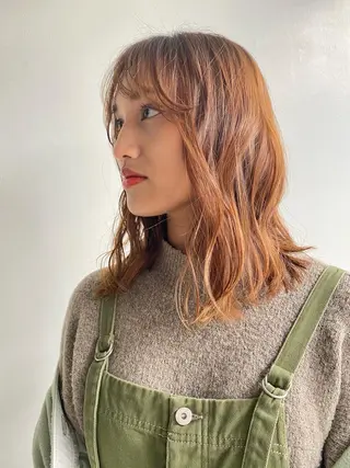 ミディアム 🍃YURI 🍃のヘアスタイル