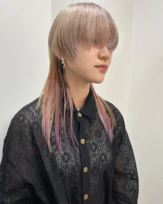 セミロング カラー 村上雅人 ナチュラルモードのヘアスタイル