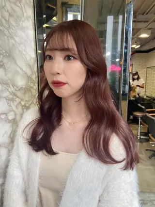 ロング カラー 地毛風艶カラー🌿 喜多夏海のヘアスタイル
