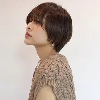 ショート レイヤー/大人ボブ| ワタナベ リョウカのヘアスタイル