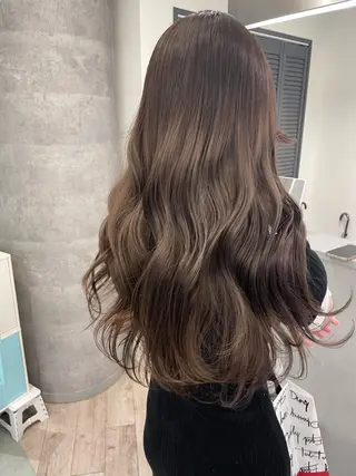 ロング ♡似合わせ ♡ハイトーン♡のヘアスタイル