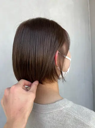 ショート カラー 名古屋/栄/デザイン ブリーチ/松井亮磨のヘアスタイル