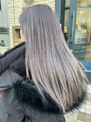 ロング カラー 【aini天王寺】 𝐚𝐢𝐫𝐢✂︎のヘアスタイル