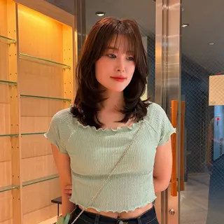 ミディアム Yamada Ami🪐のヘアスタイル