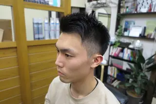 ショート メンズ 男を磨く Barber オオキのヘアスタイル