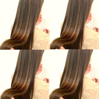 ロング カラー 【髪質改善特化】 艶髪/透明感カラーのヘアスタイル