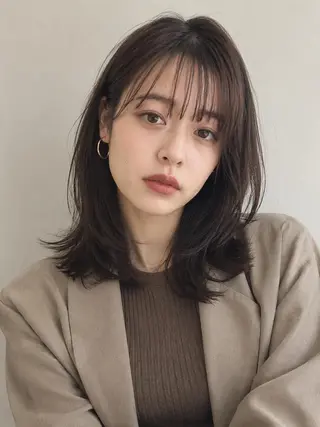 セミロング "オトナ髪”/ LAKA TOCCAのヘアスタイル