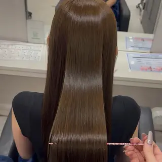 セミロング カラー 🦋REISA🦋 エクステ×ハイトーンのヘアスタイル