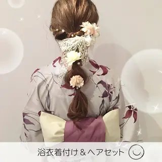 ロング カラー パーマ ヘアアレンジ メンズ キッズ ネイル マツエク・マツパ アイブロウ brille ~eyelash~のヘアスタイル