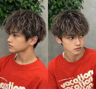 カラー パーマ メンズ 🌟髪質改善と艶 ✨相場つかさのヘアスタイル