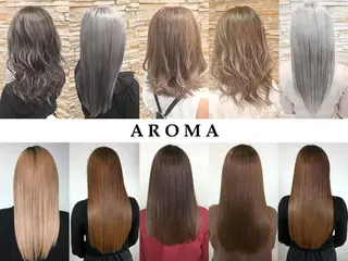 セミロング 🌿アロマヘアルーム 横浜店✂︎のヘアスタイル