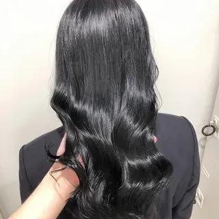 セミロング カラー ヘアアレンジ Over hair_ misakiのヘアスタイル