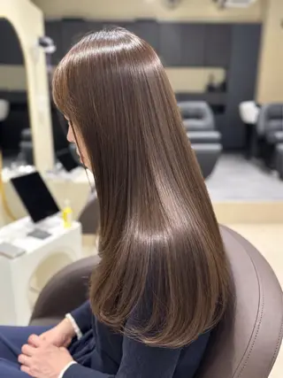 ロング カラー パーマ ヘアアレンジ マンツーマン美容師/ 艶髪/YUKAのヘアスタイル