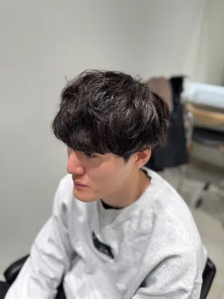 ショート パーマ メンズ byfifth 天神 🌀moromiのヘアスタイル