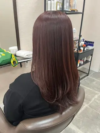 セミロング 鈴木 絢奈のヘアスタイル
