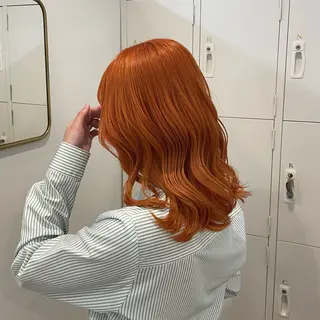 セミロング カラー canon/レイヤー /透明感カラーのヘアスタイル