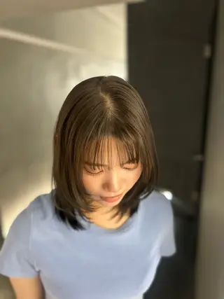 カラー ❤︎REIKA❤︎ ブリーチなしWカラーのヘアスタイル