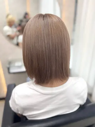ショート ケアブリーチ🌺 透明感🪽とわのヘアスタイル