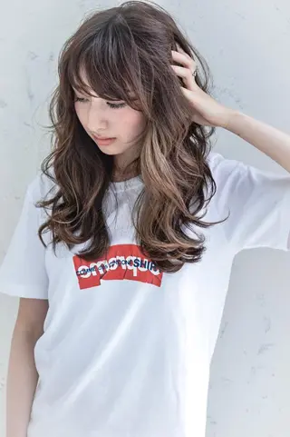 セミロング カラー Beach 代表 KENTAのヘアスタイル