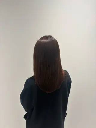 セミロング カラー 藤崎 叶也のヘアスタイル