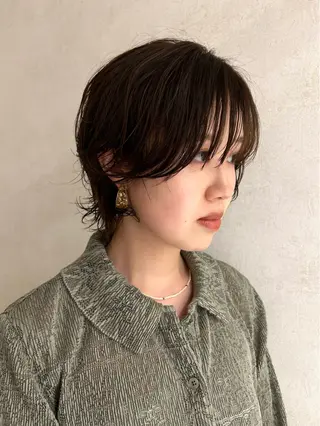ショート カラー Sora/レイヤー/ ブリーチなしWカラーのヘアスタイル