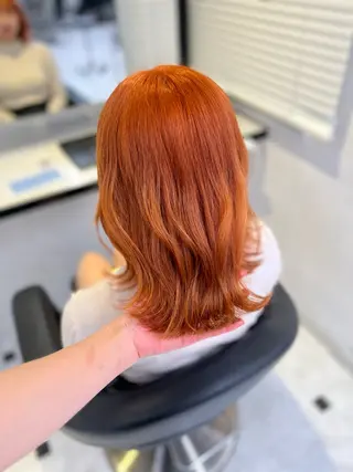 ミディアム カラー ヘアアレンジ 💕上野美容師☁ ブリーチ💖サワのヘアスタイル