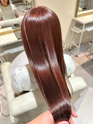 ロング カラー 梅田 怜のヘアスタイル