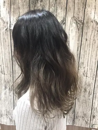 セミロング カラー ヘアアレンジ メンズパーマ特化/ メッシュ/薫/店長のヘアスタイル