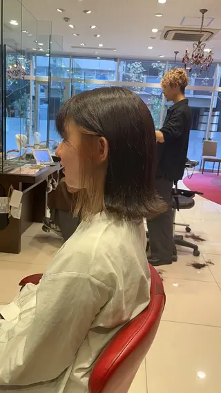 ショート カラー 縮毛/髪質改善 上野颯太のヘアスタイル