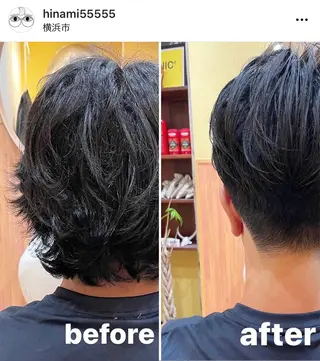 ショート BARBERSHOP HINAのヘアスタイル