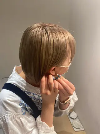 ショート カラー メンズ清潔感のプロ 💈メンズパーマ藤田のヘアスタイル