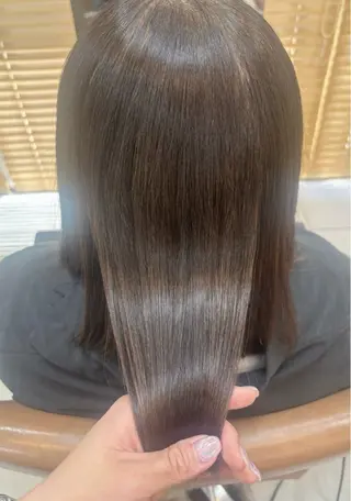ミディアム 頭皮×髪質改善 透明感カラー💎中村のヘアスタイル