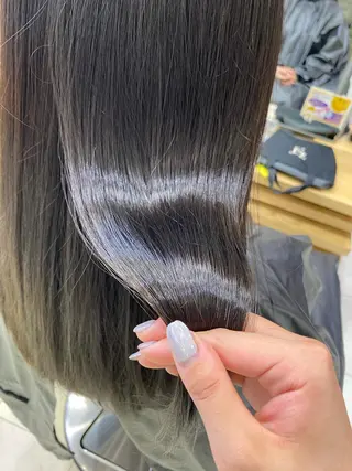 ロング カラー ヘアアレンジ TSUNA 🌙 Lim 五反田のマツエク・マツパデザイン