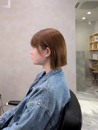 ショート カラー 髪質改善/ 上村旺武のヘアスタイル