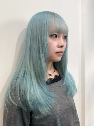 ロング カラー 木藤 優杏のヘアスタイル