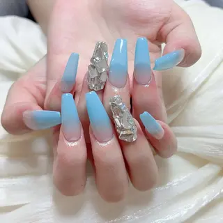 ネイル 🎀kira 長さだし💗モチ最高のネイルデザイン