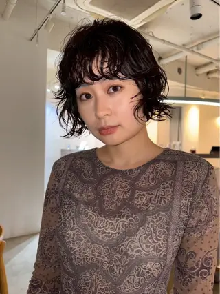 パーマ Misato🎀🖤 ダブルカラー募集のヘアスタイル
