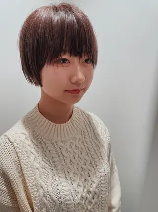 ショート カラー センスをお届けします 大谷将生infpのヘアスタイル