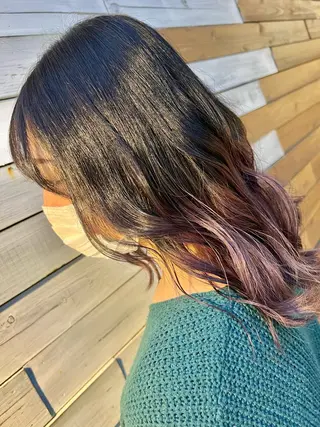 ミディアム カラー MAI🌸 韓国風style🫧のヘアスタイル
