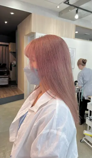ロング カラー ヘアアレンジ 髪質改善ストレート sotaのヘアスタイル