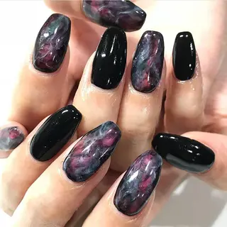 ネイル 渋谷／チップ長さ出し 👑アプレgel-xのネイルデザイン