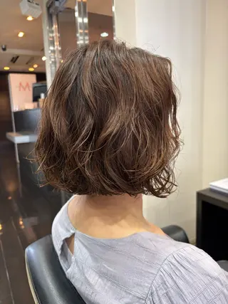 ショート パーマ 前之園 ひかるのヘアスタイル