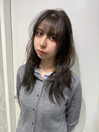 セミロング カラー レイヤーカット kakeruのヘアスタイル